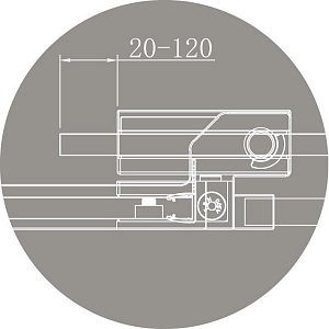 Душевой уголок Cezares Slider A-2-90/100 черный прозрачный купить в интернет-магазине Sanbest