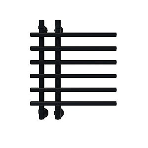 Полотенцесушитель водяной Veconi Tufo T601050B черный купить в интернет-магазине сантехники Sanbest