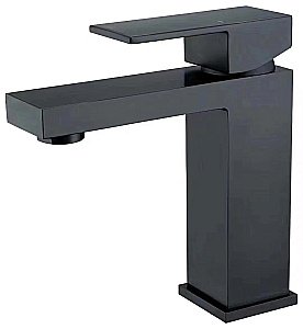 Смеситель для раковины D&K Bayern.Liszt DA1512105 черный матовый купить в интернет-магазине сантехники Sanbest