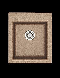 Мойка кухонная Акватон Линеа 43 песочная купить в интернет-магазине сантехники Sanbest
