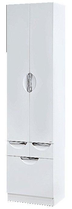 Пенал напольный Misty Жасмин 50 белая эмаль для ванной в интернет-магазине сантехники Sanbest