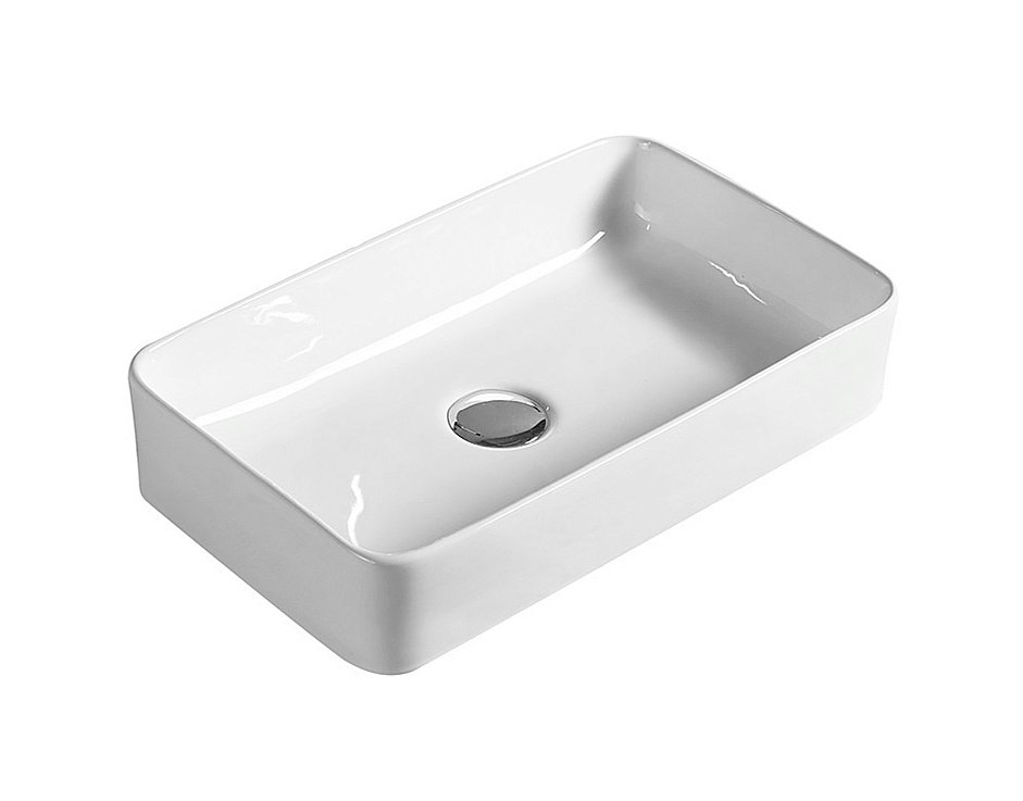 Раковина накладная SantiLine 46 SL-1100 белая купить в интернет-магазине Sanbest