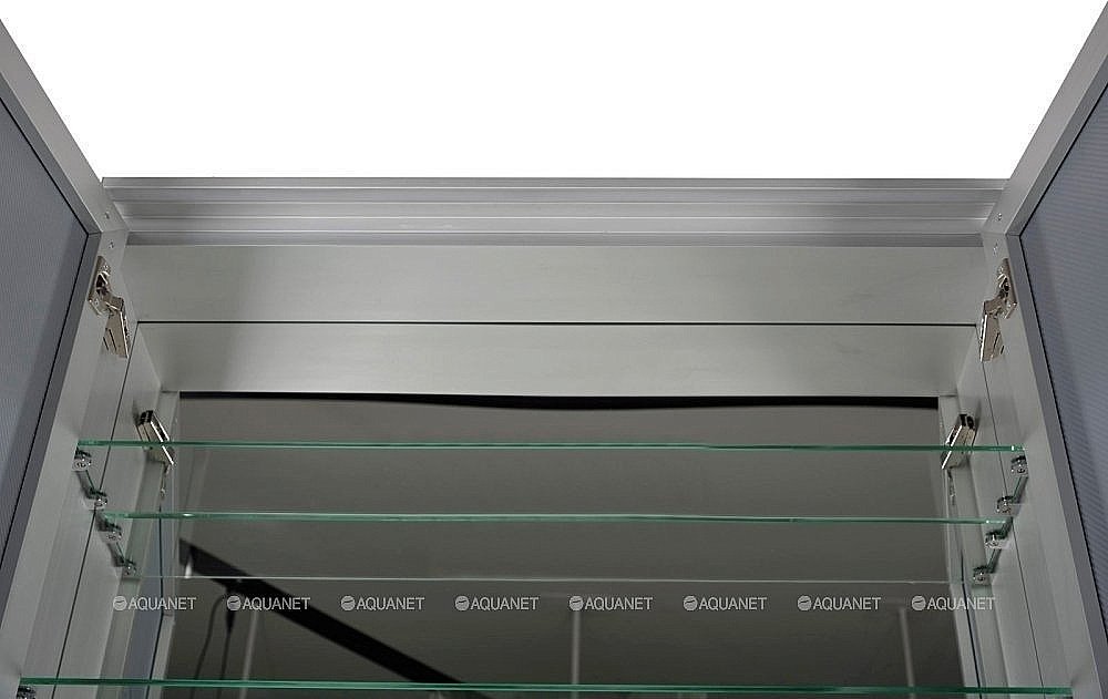 Зеркальный шкаф De Aqua Алюминиум 261754 100 серебро купить в интернет-магазине сантехники Sanbest