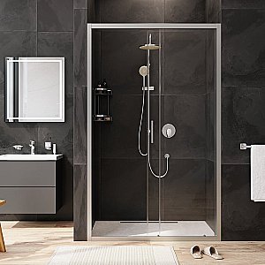 Душевая дверь AM.PM GEM W90G 120 прозрачная/хром матовый купить в интернет-магазине Sanbest