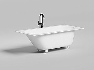 Ванна Salini Ornella KIT S-Sense 170х80 102414GF RAL купить в интернет-магазине Sanbest