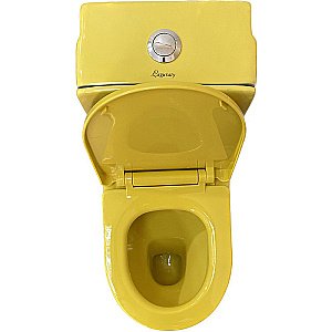 Унитаз-моноблок Laguraty 101Y желтый, с крышкой микролифт (детский) купить в интернет-магазине Sanbest