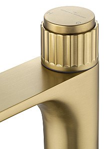 Смеситель для раковины WONZON & WOGHAND CLICK, Брашированное золото (WW-A40412-BG) купить в интернет-магазине сантехники Sanbest