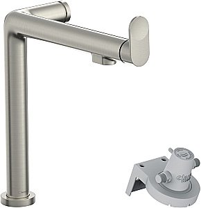 Смеситель для кухни Hansgrohe Aqittura M91 76804800 нержавеющая сталь купить в интернет-магазине сантехники Sanbest