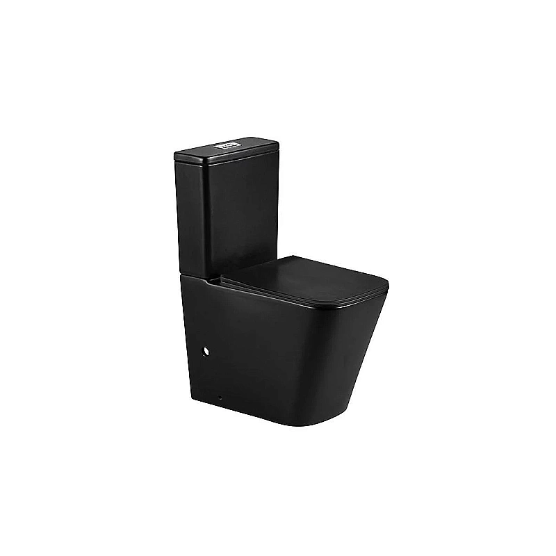 Унитаз напольный WeltWasser GELBACH 001 ST MT-BL черный матовый купить в интернет-магазине Sanbest