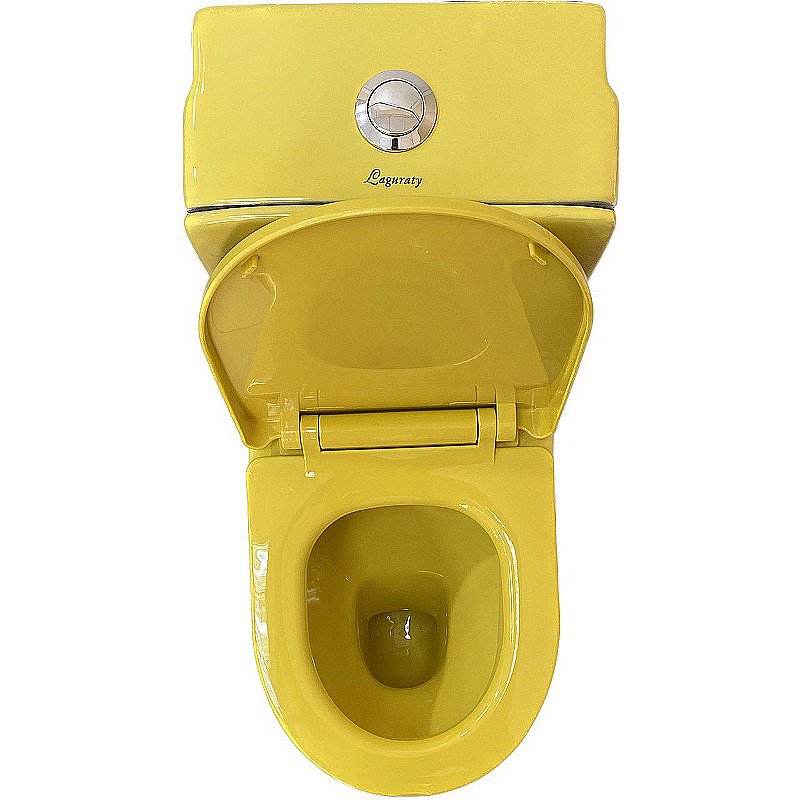Унитаз-моноблок Laguraty 101Y желтый, с крышкой микролифт (детский) купить в интернет-магазине Sanbest