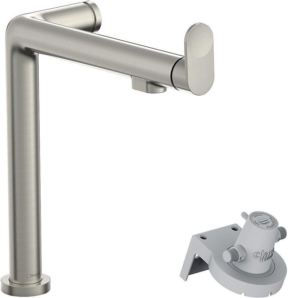 Смеситель для кухни Hansgrohe Aqittura M91 76804800 нержавеющая сталь купить в интернет-магазине сантехники Sanbest