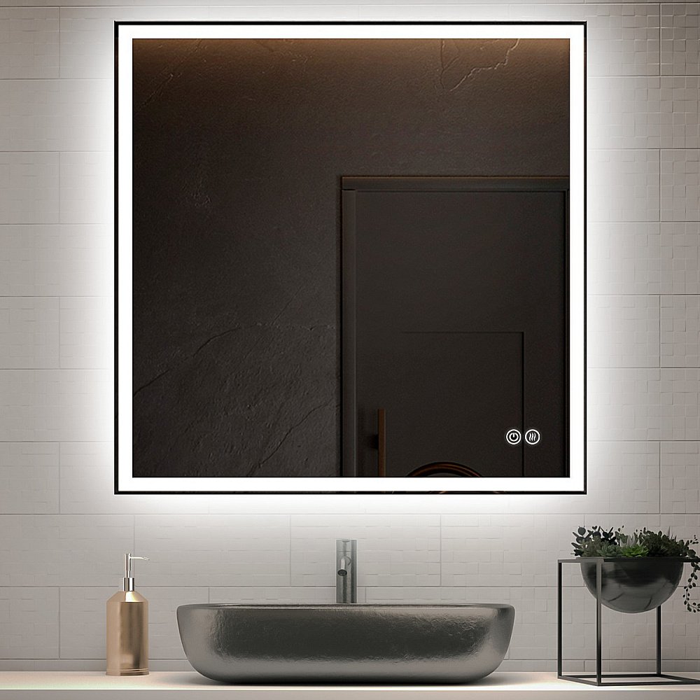 Зеркало LED Vincea VLM-3VN7007-2 70х70 в ванную от интернет-магазине сантехники Sanbest