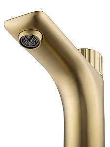 Смеситель для раковины WONZON & WOGHAND CLICK, Брашированное золото (WW-A40412-BG) купить в интернет-магазине сантехники Sanbest