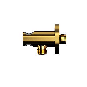 Подключение для шланга WhiteCross Y Y1005GL золото купить в интернет-магазине сантехники Sanbest