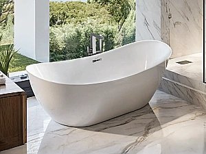 Ванна акриловая CeruttiSpa NEMI 10506 170x74 белая купить в интернет-магазине Sanbest