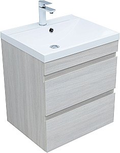 Тумба с раковиной Aquanet Нота New 334203 60 дуб холден для ванной в интернет-магазине Sanbest