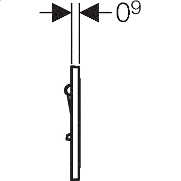Ручной пневмопривод смыва Geberit Sigma 01 белый купить в интернет-магазине сантехники Sanbest