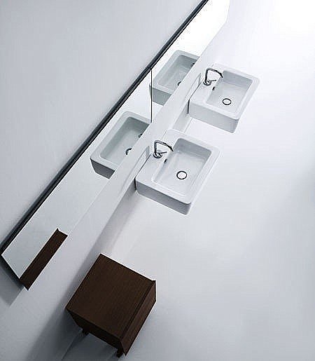 Раковина Kerasan Ego 60 324201*1 белая купить в интернет-магазине Sanbest