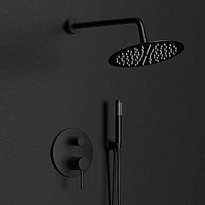 Душевая система Vincea Desire VSFW-1D1MB черная матовая купить в интернет-магазине сантехники Sanbest