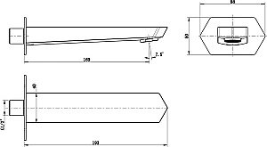 Излив для ванны Lemark LM3981C купить в интернет-магазине сантехники Sanbest