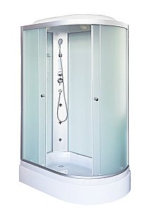 Душевая кабина DTO LM 720GM+EL 120х80 стекло матовое/профиль хром купить в интернет-магазине Sanbest