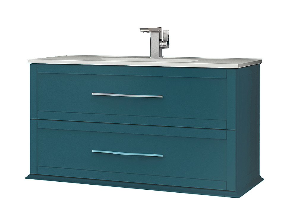 Тумба с раковиной Cezares TIFFANY 75 Blu Petrolio для ванной в интернет-магазине Sanbest