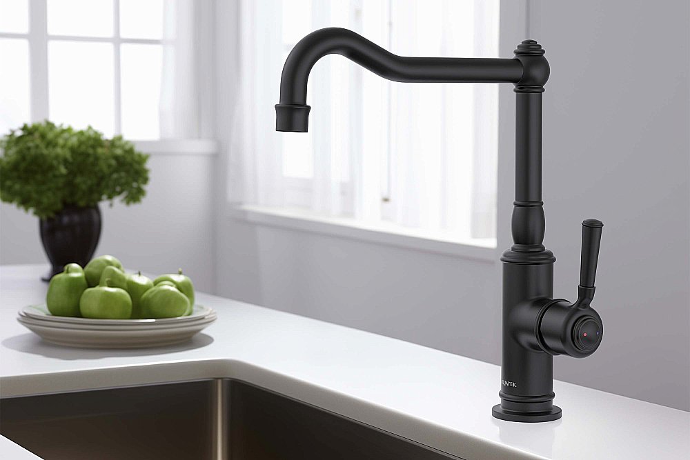 Смеситель для кухни Aquatek Классик AQ1580MB черный матовый купить в интернет-магазине сантехники Sanbest