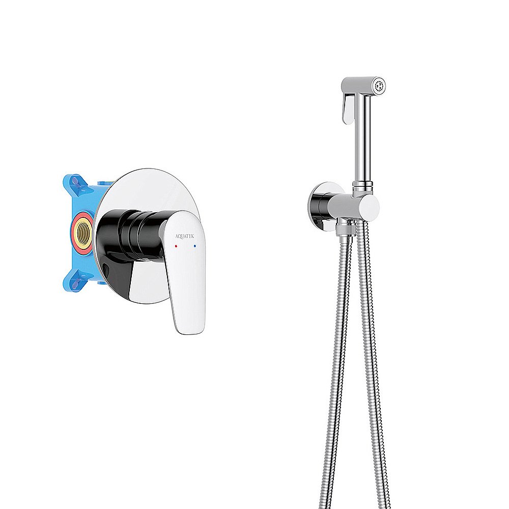 Гигиенический душ Aquatek Бетта AQ1119CR хром купить в интернет-магазине сантехники Sanbest