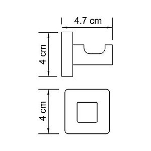 Крючок WasserKRAFT Dill K-3923 купить в интернет-магазине сантехники Sanbest