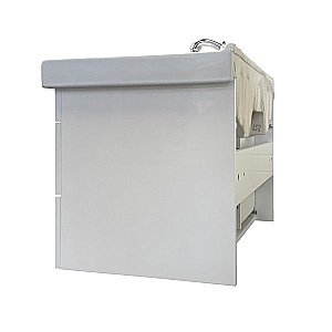 Тумба с раковиной Comforty Никосия 00-00011163 80 белый глянец для ванной в интернет-магазине Sanbest