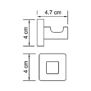 Крючок WasserKRAFT Dill K-3923 купить в интернет-магазине сантехники Sanbest