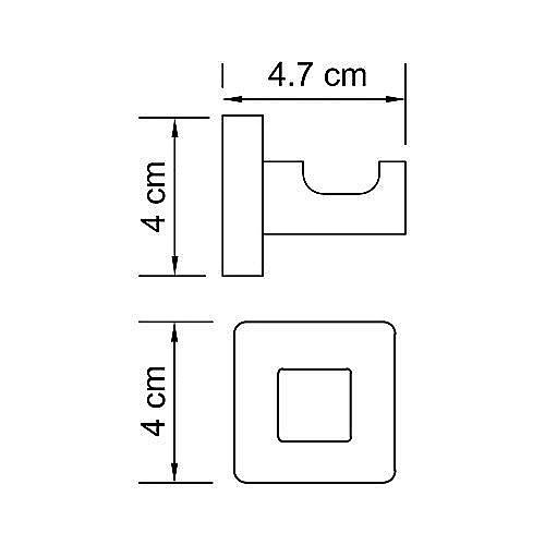 Крючок WasserKRAFT Dill K-3923 купить в интернет-магазине сантехники Sanbest
