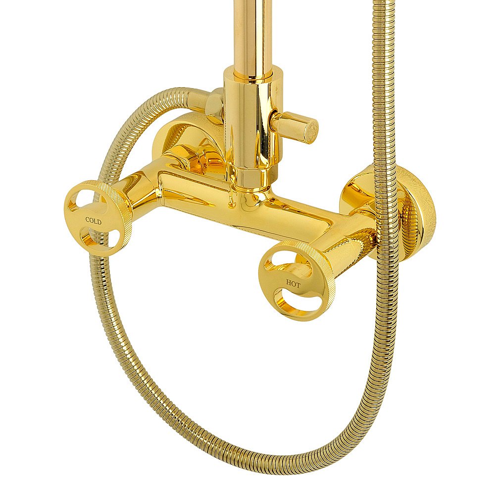 Душевая система Migliore Reversa 31848 золото купить в интернет-магазине сантехники Sanbest