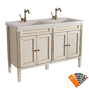 Тумба с раковиной с дверцами Caprigo ALBION–promo 125 цвет на заказ для ванной в интернет-магазине Sanbest