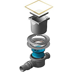 Душевой трап Pestan Confluo Standard 13000157 белый/золото купить в интернет-магазине Sanbest