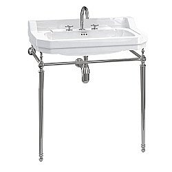 Консоль с раковиной Burlington Edwardian B18 3TH для ванной в интернет-магазине сантехники Sanbest