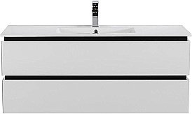 Тумба для раковины Cezares Plane 120 PLANE-1200-2C-SO-BL белая купить в интернет-магазине сантехники Sanbest