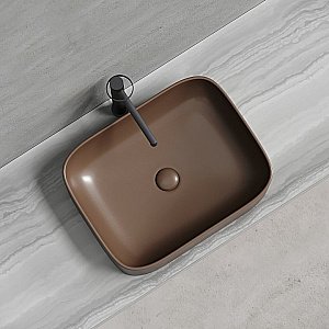Раковина Ceramica Nova Element 50 CN6052MDB темно-коричневая матовая купить в интернет-магазине Sanbest