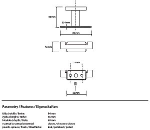 Крючок Bemeta Niki 153106032 купить в интернет-магазине сантехники Sanbest