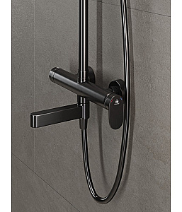 Душевая система Agger Sweet A2793355 оружейная сталь матовая купить в интернет-магазине сантехники Sanbest