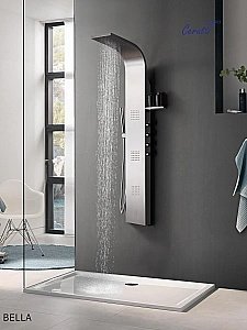 Душевая панель CeruttiSpa BELLA CT11128  хром купить в интернет-магазине сантехники Sanbest