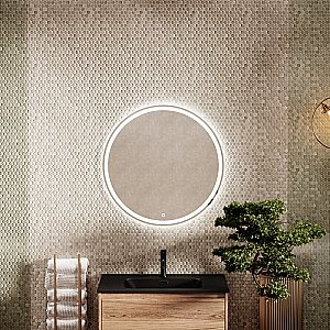 Зеркало Sancos Bella BE900 белое в ванную от интернет-магазине сантехники Sanbest