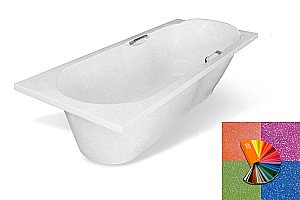 Ванна Эстет Камелия 180x75 цвет по RAL c блестками купить в интернет-магазине Sanbest