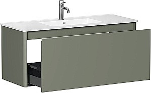 Тумба с раковиной и столешницей Allen Brau Gravity 120 1.370015.CGM олива матовая для ванной в интернет-магазине Sanbest