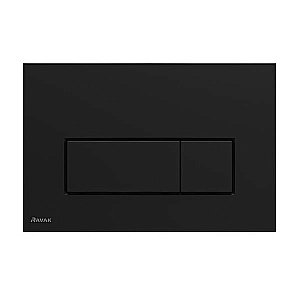 Кнопка для инсталляции Ravak UNI SLIM X01744 черная матовая купить в интернет-магазине сантехники Sanbest