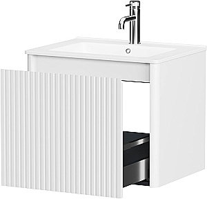 Тумба с раковиной Allen Brau Gravity 60 1.370016.WM белая матовая для ванной в интернет-магазине Sanbest