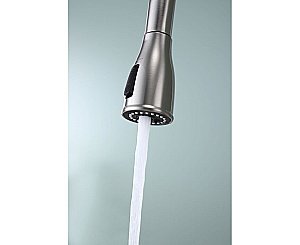 Смеситель для кухни Paulmark Lange La214212-BS брашированная сталь купить в интернет-магазине сантехники Sanbest