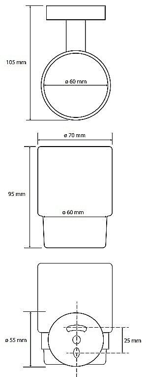 Стакан Bemeta SABLO 160110012 золото матовое купить в интернет-магазине сантехники Sanbest