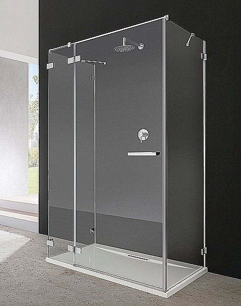 Душевой уголок Radaway Euphoria KDJ+S 90х75 стекло прозрачное/профиль хром купить в интернет-магазине Sanbest