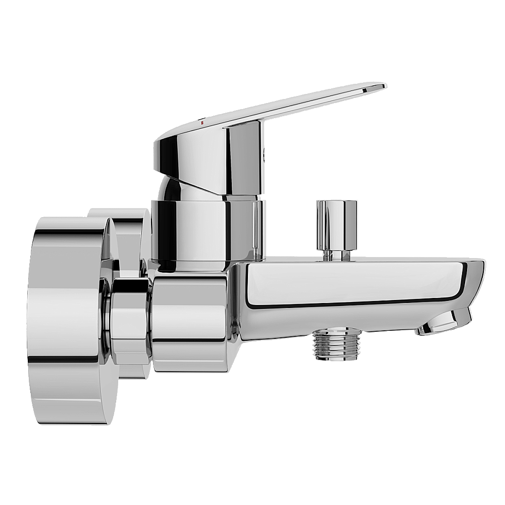Смеситель для ванны VitrA Flow Round A43057EXP1 хром купить в интернет-магазине сантехники Sanbest